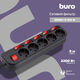 BURO Сетевой фильтр 5 розеток (500SH-3-SW-B) 3м