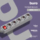 BURO Сетевой фильтр
