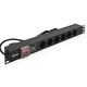 Exegate EX280834RUS Блок розеток ExeGate ServerPro PDU-19H609 Al-6S-C14-2