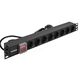 Exegate EX280844RUS Блок розеток ExeGate ServerPro PDU-19H805 Al-8S-EU3-SW