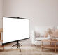 Экран Cactus Triscreen CS-PST-127X127 127 x 127см 1:1 напольный рулонный белый (черная рамка)