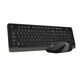 A4Tech
A-4Tech Клавиатура + мышь A4 Fstyler FG1010 GREY клав:черный/серый мышь:черный/серый USB беспроводная [1147570]