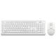 Клавиатура + мышь A4Tech Fstyler FG1012 клав:белый мышь:белый USB беспроводная Multimedia [1599042]