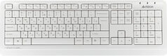 Клавиатура + мышь A4Tech Fstyler FG1012 клав:белый мышь:белый USB беспроводная Multimedia [1599042]