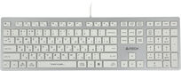 Клавиатура A4Tech Fstyler FX50 белый USB slim Multimedia (FX50 WHITE)