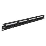 Патч-панель UTP 19" 24 port кат.6 ExeGate разъём KRONE&amp;110 Exegate EX281080RUS (dual IDC)