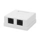 Gembird NA214 RJ-45 Розетка кат.5e внешняя 2 порта