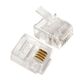 Exegate EX293762RUS Коннектор ExeGate PL11-4P4C-100 RJ-11 телефонный разъем (4P4C)