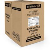 Кабель Exegate UTP4-C5e-CCA-S25-IN-PVC-GY-305 UTP 4 пары кат.5e CCA Exegate EX281817RUS
