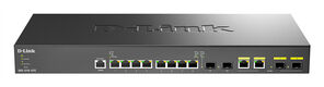 D-Link DXS-1210-12TC/B1A PROJ Настраиваемый L2+ коммутатор с 8 портами 10GBase-T D-Link DXS-1210-12TC/B1A PROJ Настраиваемый L2+ коммутатор с 8 портами 10GBase-T