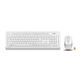 Клавиатура и мышь Wireless A4Tech FG1010 WHITE бело-серая Клавиатура и мышь Wireless A4Tech FG1010 WHITE бело-серая
