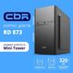 CBR PCC-MATX-RD873-450W Корпус mATX Minitower RD873