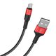 HOCO HC-80220 X26/ USB кабель Micro/ 1m/ 2A/ Нейлон/ Black&Red HOCO HC-80220 X26/ USB кабель Micro/ 1m/ 2A/ Нейлон/ Black&Red