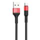 HOCO HC-80220 X26/ USB кабель Micro/ 1m/ 2A/ Нейлон/ Black&Red HOCO HC-80220 X26/ USB кабель Micro/ 1m/ 2A/ Нейлон/ Black&Red