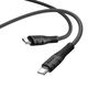 HOCO HC-55902 X67 Nano 60W/ PD кабель Type-C--Type-C/ 1m/ 60W/ Силикон/ Black