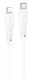 HOCO HC-55797 X67 Nano PD/ кабель Type-C--Lightning/ 1m/ 20W/ Силикон/ White