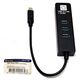 5bites UA3C-45-10BK Кабель-адаптер USB3.1 / 3*USB3.0 / RJ45 1G / BLACK