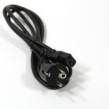 Telecom Кабель питания (TP021-IEC320-C13/ SHM-1.8-BK) компьютер - розетка 220V <1.8м> (Европейский стандарт) [6926123461327]
