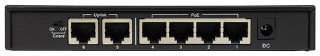 ORIGO OS1206P/60W/A1A Неуправляемый PoE-коммутатор 4x100Base-TX PoE+