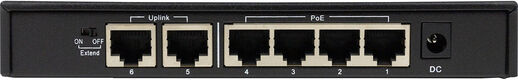 ORIGO OS1206P/60W/A1A Неуправляемый PoE-коммутатор 4x100Base-TX PoE+