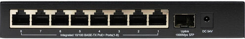 ORIGO OS1209P/80W/A1A Неуправляемый PoE-коммутатор 8x100Base-TX PoE+