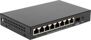 ORIGO OS1209P/80W/A1A Неуправляемый PoE-коммутатор 8x100Base-TX PoE+