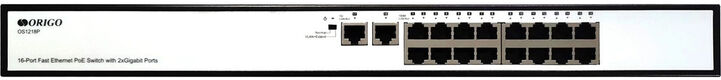ORIGO OS1218P/190W/A1A Неуправляемый PoE-коммутатор 16x100Base-TX PoE+