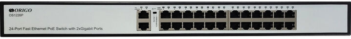 ORIGO OS1226P/285W/A1A Неуправляемый PoE-коммутатор 24x100Base-TX PoE+