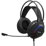 ExeGate Cosmos HS-704GL (объемный звук 7.1, длина кабеля 2.5м, динамик 50мм, 20-20000Гц, RGB подсветка, USB интерфейс, регулировка громкости, Color Box) EX289747RUS