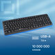 Клавиатура Oklick 130M черный USB [337077]