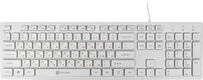 Клавиатура Oklick 500M белый USB slim Multimedia [1061586]