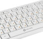 Клавиатура Oklick 500M белый USB slim Multimedia [1061586]