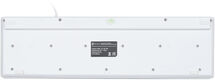 Клавиатура Oklick 500M белый USB slim Multimedia [1061586]