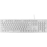 Клавиатура Oklick 500M белый USB slim Multimedia [1061586]