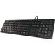 Клавиатура Oklick 520M2U черный/черный USB slim Multimedia [1061587]