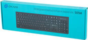 Клавиатура Oklick 505M черный USB slim {1196544}