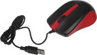 Oklick 225M черный/красный Мышь оптическая (1200dpi) USB (3but) [288237]