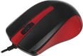 Oklick 225M черный/красный Мышь оптическая (1200dpi) USB (3but) [288237]