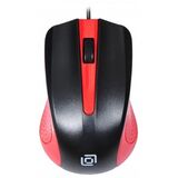 Oklick 225M черный/ красный Мышь оптическая (1200dpi) USB (3but) [288237]