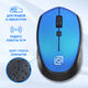Мышь Oklick 488MW синий/черный оптическая (1600dpi) беспроводная USB (3but) {1196569}
