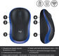 Мышь беспроводная Logitech M185 Blue (синяя, оптическая, 1000dpi, 2.4 GHz/USB-ресивер) (арт. 910-002632, M/N: MR0087 / CU0019)