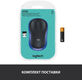 Мышь беспроводная Logitech M185 Blue (синяя, оптическая, 1000dpi, 2.4 GHz/USB-ресивер) (арт. 910-002632, M/N: MR0087 / CU0019)