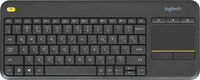 Клавиатура беспроводная Logitech K400 Plus Dark ЛАТИНИЦА (с сенсорной панелью, приемник Unifying, 2 батареи типа AA) (арт. 920-007173, M/N: Y-R0055 / C-U0008) Клавиатура беспроводная Logitech K400 Plus Dark ЛАТИНИЦА (с сенсорной панелью, приемник Unifying, 2 батареи типа AA) (арт. 920-007173, M/N: Y-R0055 / C-U0008)