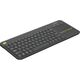 Клавиатура беспроводная Logitech K400 Plus Dark ЛАТИНИЦА (с сенсорной панелью, приемник Unifying, 2 батареи типа AA) (арт. 920-007173, M/N: Y-R0055 / C-U0008) Клавиатура беспроводная Logitech K400 Plus Dark ЛАТИНИЦА (с сенсорной панелью, приемник Unifying, 2 батареи типа AA) (арт. 920-007173, M/N: Y-R0055 / C-U0008)