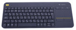 Клавиатура беспроводная Logitech K400 Plus Dark ЛАТИНИЦА (с сенсорной панелью, приемник Unifying, 2 батареи типа AA) (арт. 920-007173, M/ N: Y-R0055 / C-U0008)