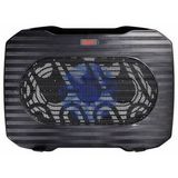 BURO Подставка для ноутбука 15.6"357x265x33mm 1xUSB 1x 140mmFAN 345г металлическая сетка/ пластик черный (BU-LCP156-B114)