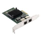 Сетевой адаптер ExeGate EXE-I350-T2V2 Exegate EX292506RUS (PCI-E x4 v2.1, порты 2xRJ45 (медные)