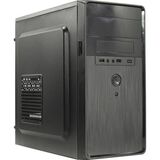 Корпус Minitower ExeGate BA-309-350W-8 Exegate EX286424RUS (mATX, БП AA350 с вент. 8см, 2*USB, HD аудио, черный)