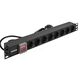 Exegate EX280843RUS Блок розеток ExeGate ServerPro PDU-19H804 Al-8S-EU2.5-SW