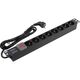 Exegate EX280843RUS Блок розеток ExeGate ServerPro PDU-19H804 Al-8S-EU2.5-SW